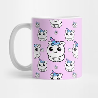 Bubblegum Dissociated Unicornia Ball; Pink Unicorn pattern; From: Unicornia Ball Collection Mug